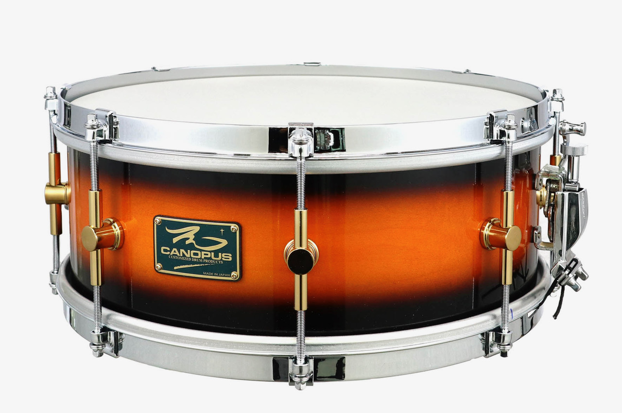 CANOPUS M-1455 Tobacco Burst The Maple Classic Snare Drum / 限定モデル カノウプス