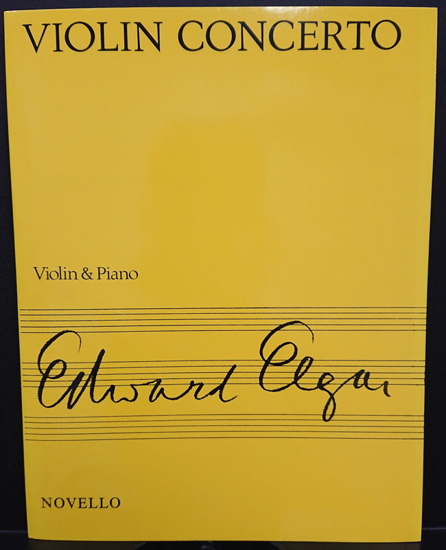 ノヴェロ社 エルガー / バイオリン協奏曲 ロ短調 Op.61（ヴァイオリン洋書） ノヴェロ社 エドワード