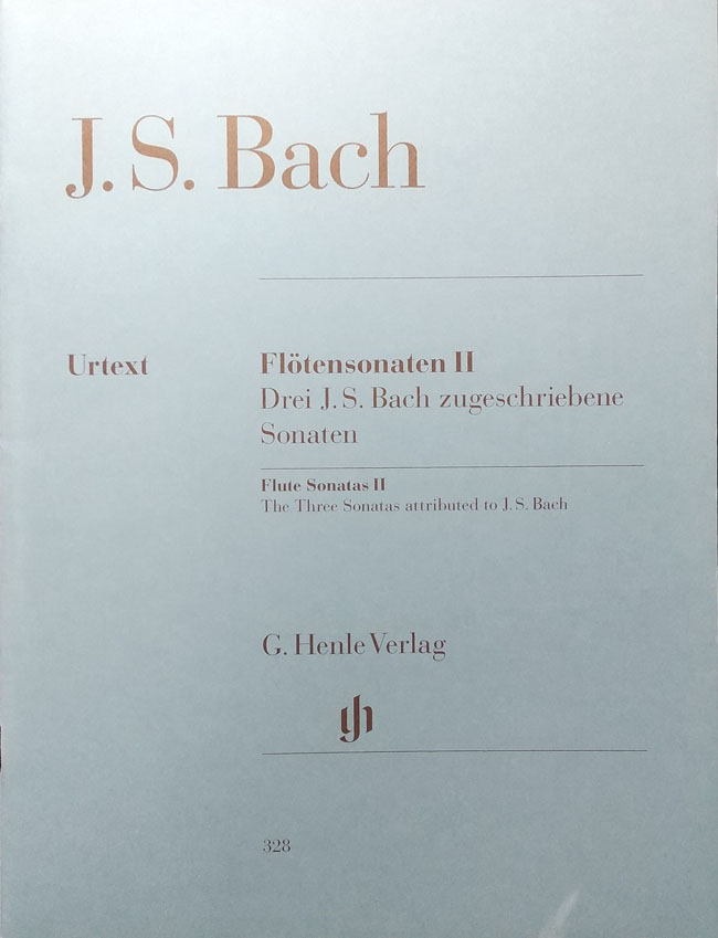 ヘンレ社 バッハ / ソナタ集 第2巻 BVW 1033,1031,1020 (フルート洋書) G. Henle Verlag
