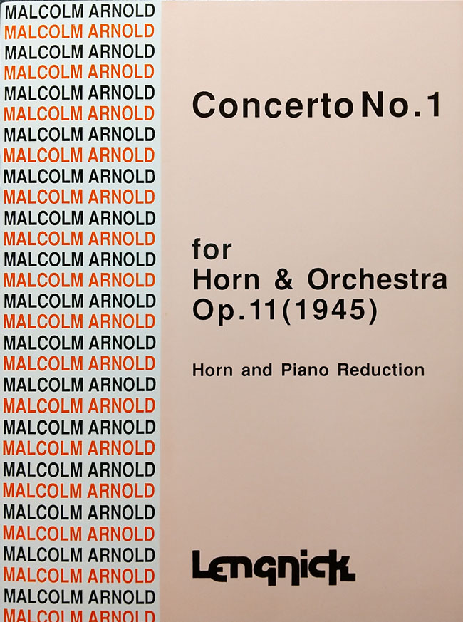 アーノルド / ホルン協奏曲 第1番 Op.11（ホルン洋書)