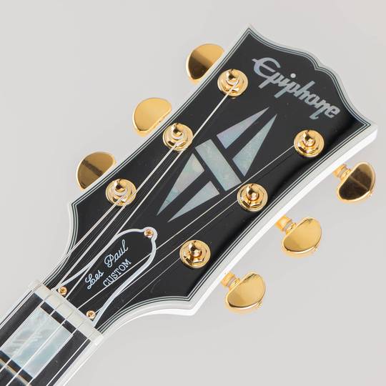 Epiphone Inspired by Gibson Custom Shop Les Paul Custom/Alpine White エピフォン サブ画像4