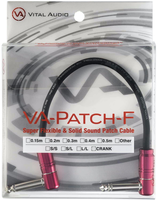 VITAL AUDIO VA-Patch-F-0.4m CRANK パッチケーブル バイタル オーディオ