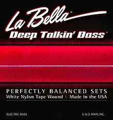 La Bella 760T-CB White Nylon Tape Wound ラベラ　弦