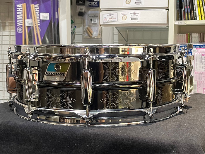 Ludwig 1979-81' No.450 Supraphonic Black Beauty / Engraved Snare Drum 14×5 ラディック