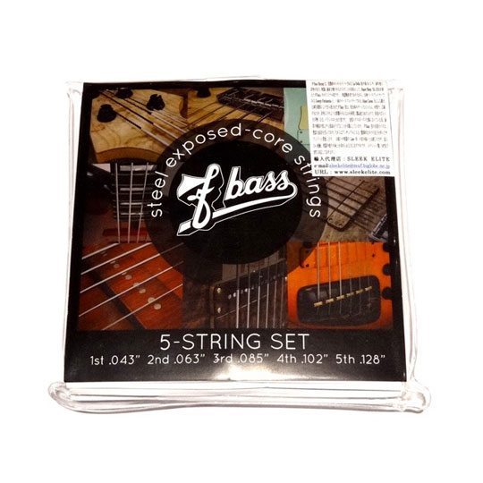 F-BASS Stainless Steel Exposed-Core Strings【5st】 エフベース