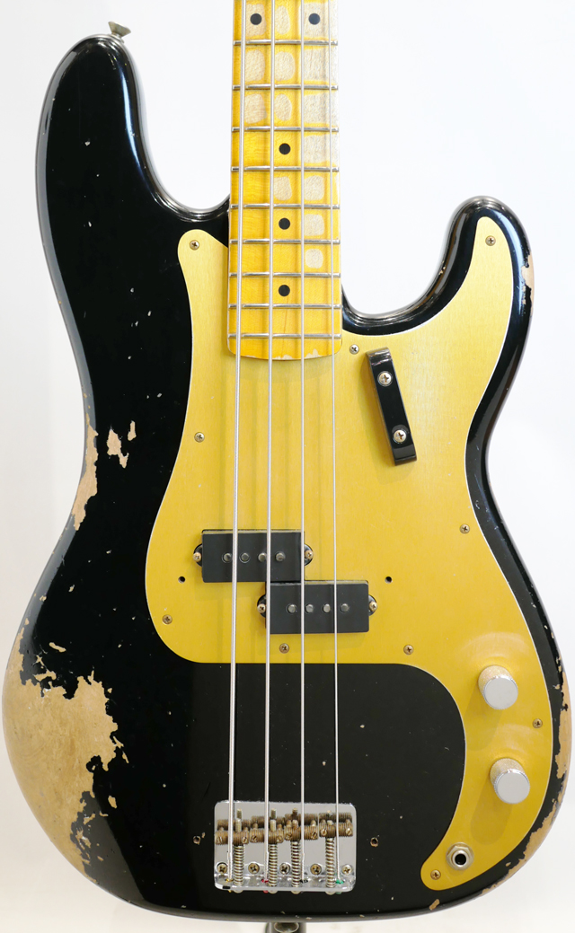 1958 Precision Bass Heavy Relic Aged Black