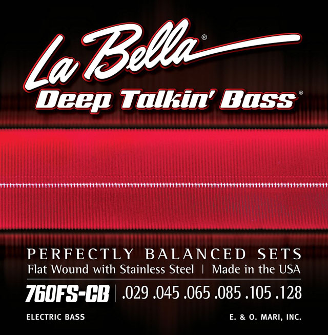 La Bella 760FS-CB Deep Talkin’ Bass Flats 6-String ラベラ　弦