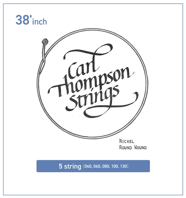 Carl Thompson 38'inch NICKEL ROUND WOUND 40-130 カール　トンプソン