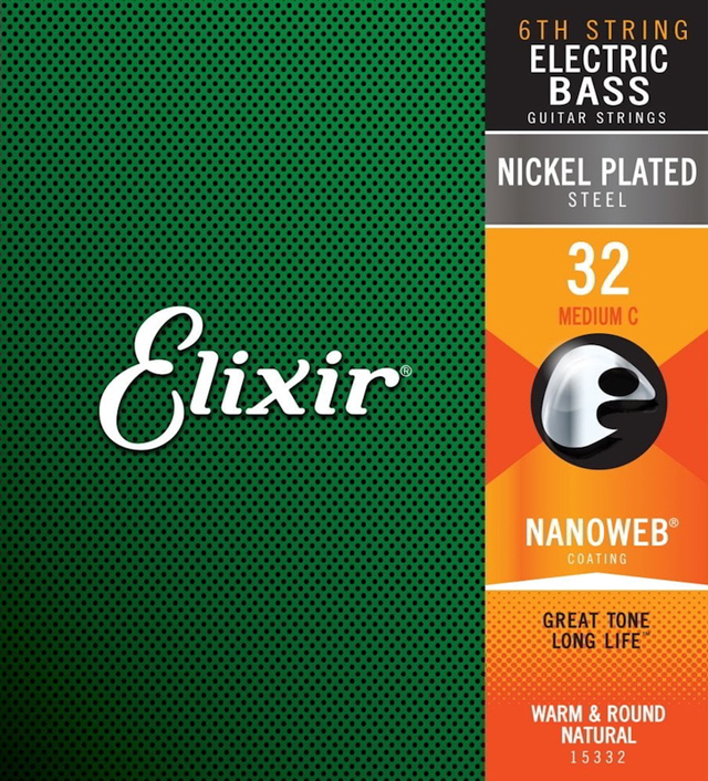 Elixir NANOWEB COATING / Nickel / Medium C / 32 / 15332 エリクサー