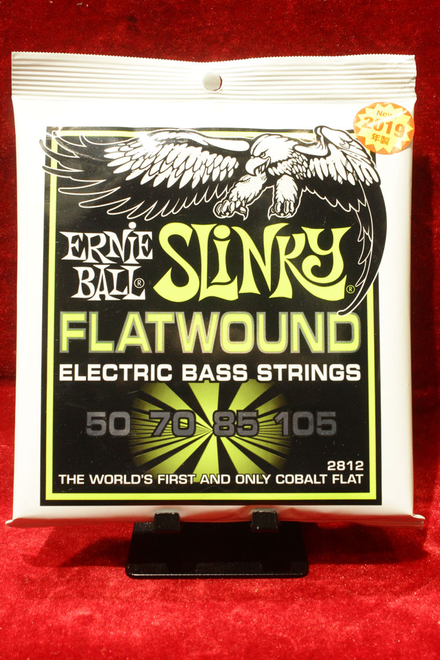 REGULAR SLINKY FLATWOUND ELECTRIC BASS STRINGS - 50-105 GAUGE