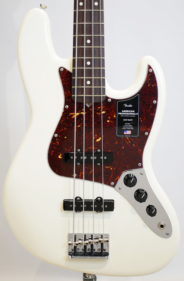  American Professional II Jazz Bass Olympic White / Rosewood【サウンドメッセ限定価格 250,000円】