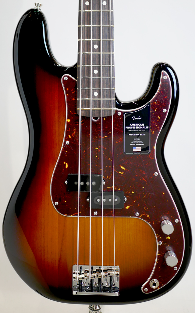 FENDER American Professional II Precision Bass 3-Color Sunburst / Rosewood フェンダー