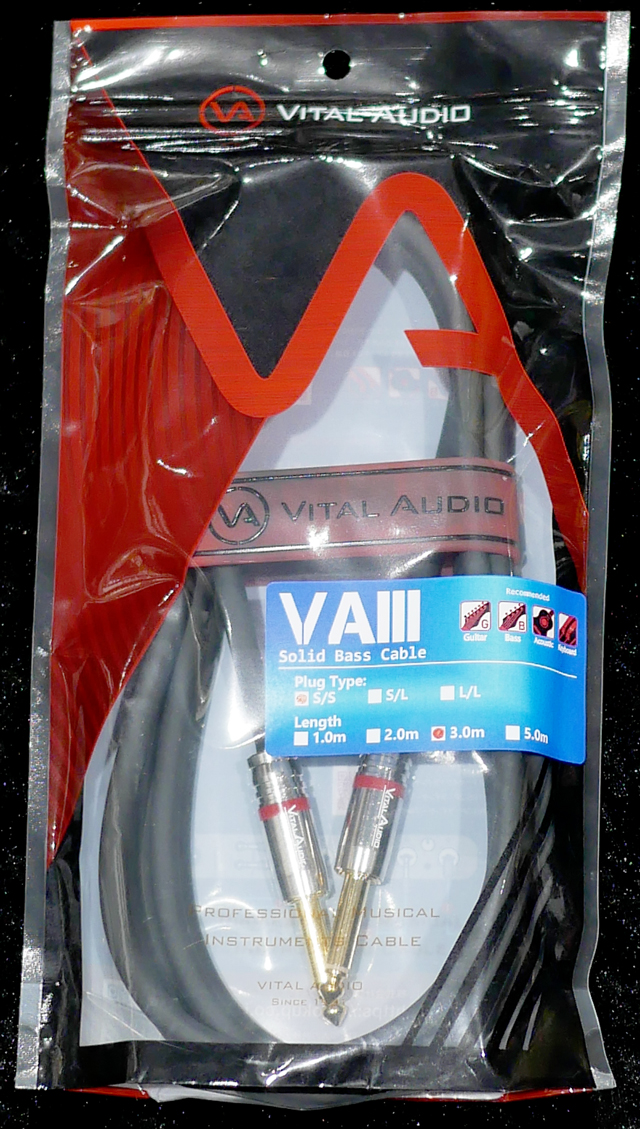 VITAL AUDIO VAⅢ -Solid Bass Cable- 3m / S-S バイタル オーディオ