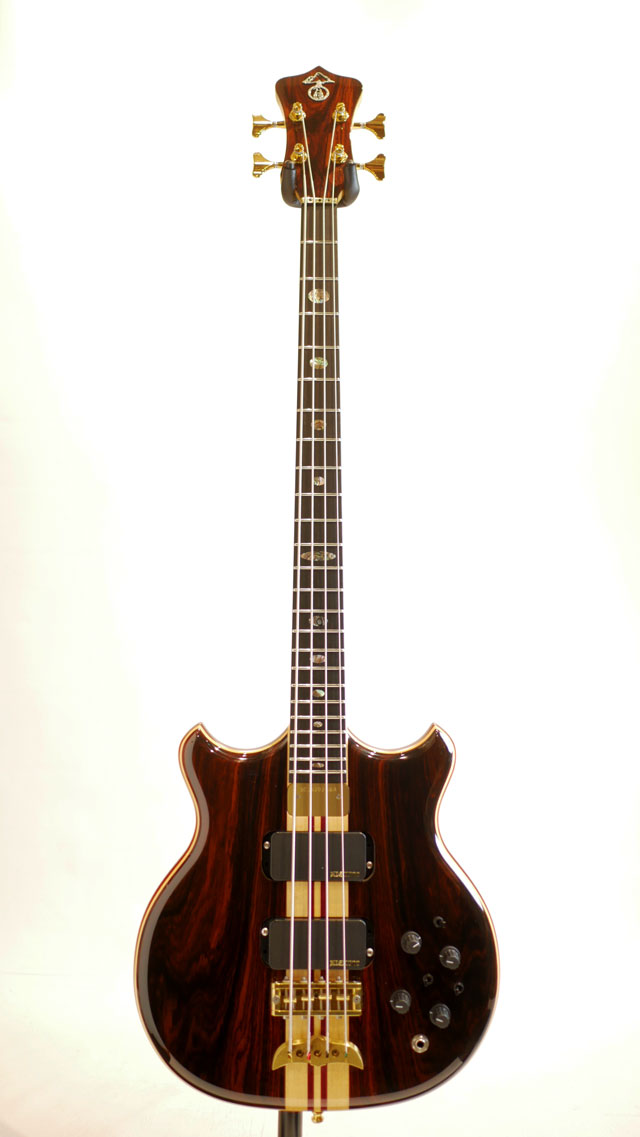 ALEMBIC SCSB4 Stanley Clarke Signature Deluxe Cocobolo Top / Yellow&Red LED 2014 アレンビック サブ画像2