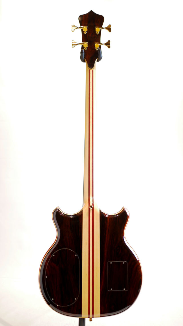 ALEMBIC SCSB4 Stanley Clarke Signature Deluxe Cocobolo Top / Yellow&Red LED 2014 アレンビック サブ画像3