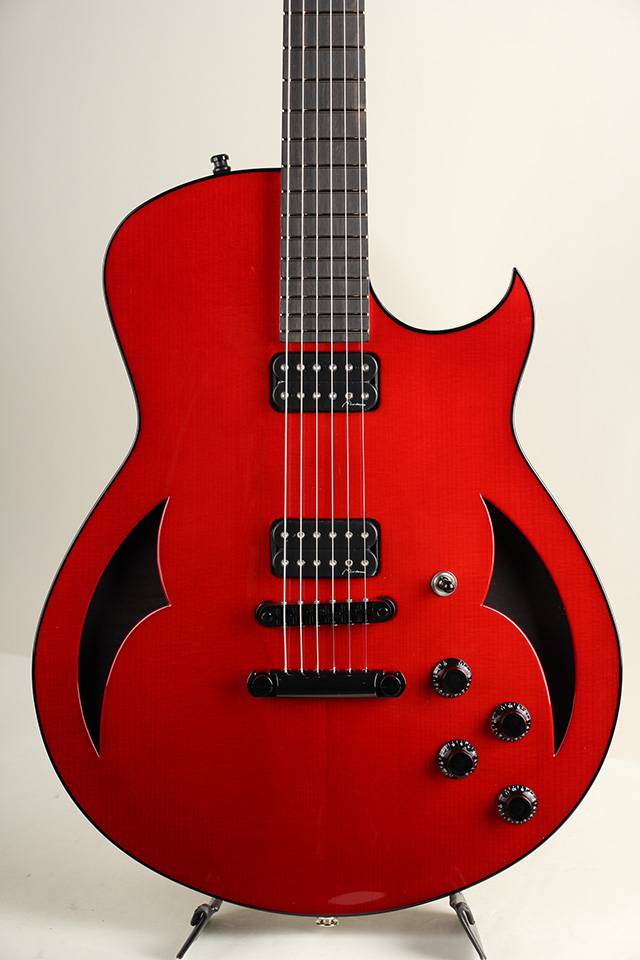 Marchione Guitars Semi-Hollow Standard Italian Alpine Spruce Top 1pcs Figured maple Marchione Red マルキオーネ　ギターズ