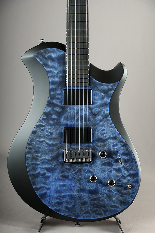 RELISH GUITARS Mary ONE Custom Quilted Maple Marine Blue w/Black Edge レリッシュ  ギター