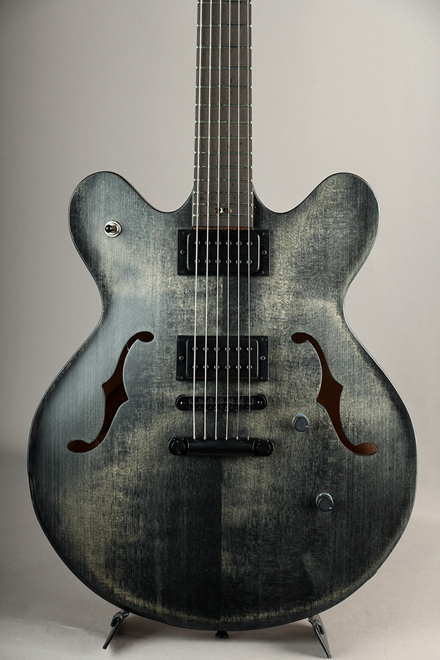 Victor Baker Guitars Model 35 Chambered Semi-hollow Black smoke stain with satin topcoat ヴィクター ベイカー