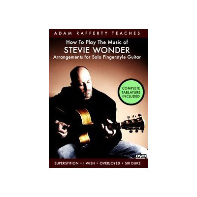 DVD Adam Rafferty / How To Play The Music of STEVIE WONDER【ソロギターTAB譜付きDVD】 ディーブイディー