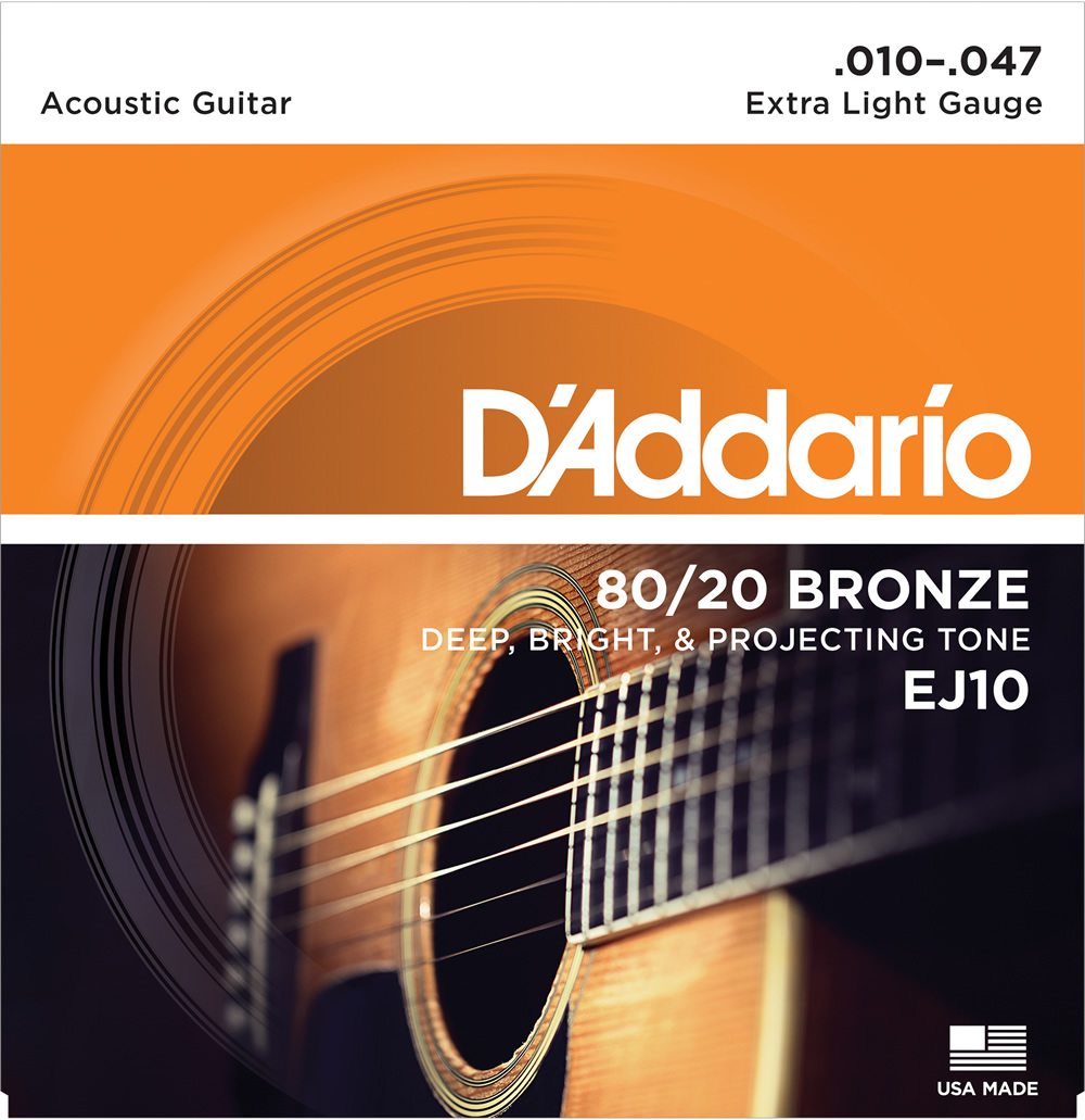 D'Addario EJ10 80/20 Bronze Extra Light［10-47］ ダダリオ