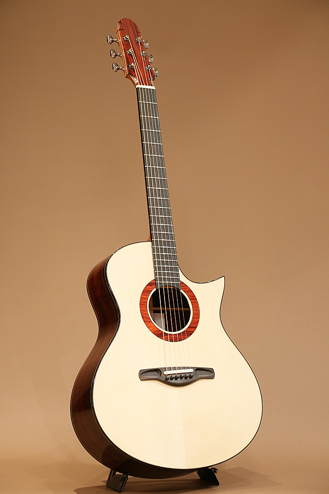 Hiroshi Ogino Guitars Model OM Cutaway Jane Cocobolo ヒロシ オギノ  荻野 裕嗣 サブ画像1