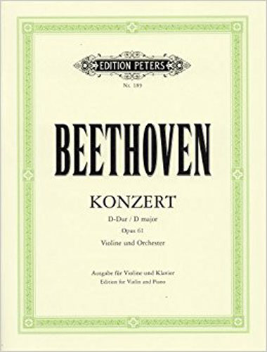 ベートーヴェン/ヴァイオリン協奏曲 ニ長調 Op.61(フレッシュ校訂&カデンツ)(ヴァイオリン洋書)