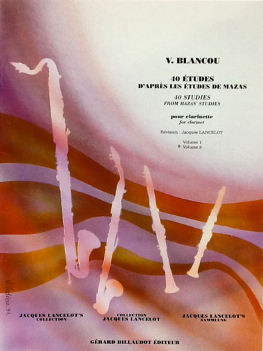 ビヨドー社 ブランク/40の練習曲2 第21番－第40番(クラリネット洋書) Gerard Billaudot