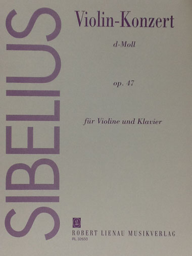 Robert Lienau シベリウス/ヴァイオリン協奏曲ニ短調Op.47(ヴァイオリン洋書) Robert Lienau