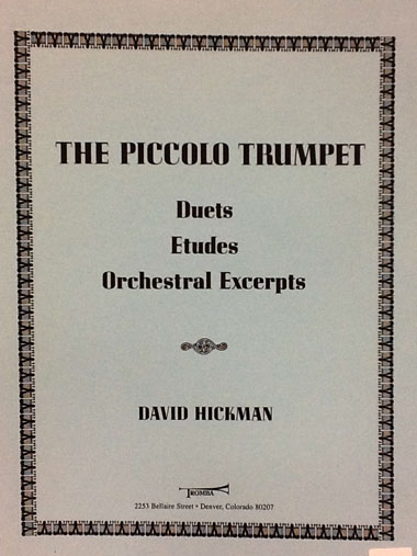 ヒックマン/ピッコロ・トランペット：二重奏、練習曲、管弦楽パート抜粋集(トランペット洋書)