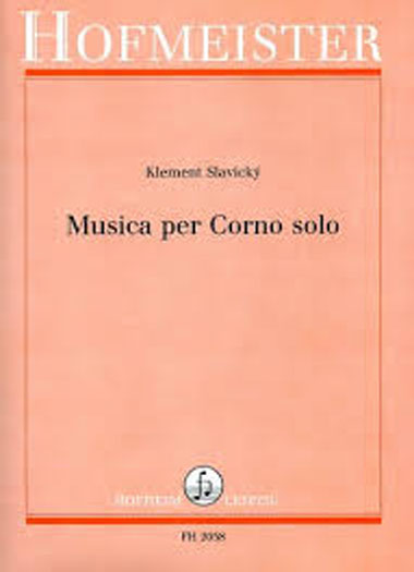 ホフマイスター スラヴィツキー/ホルン独奏のための音楽 (ホルン洋書) Hofmeister