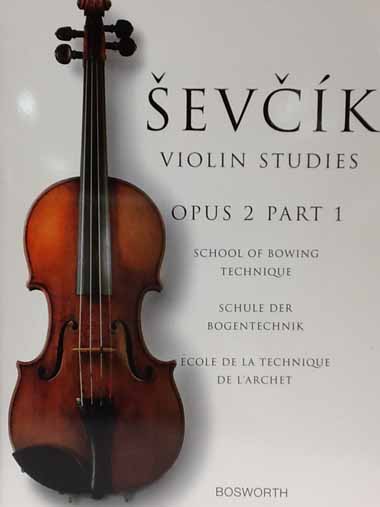 【ヴァイオリン教則本】セヴシック/運弓法教本　Op.2 パート1（弦楽器洋書）