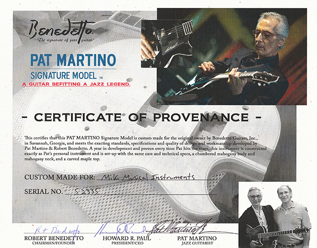Benedetto Pat Martino Signature Model ベネデット サブ画像14