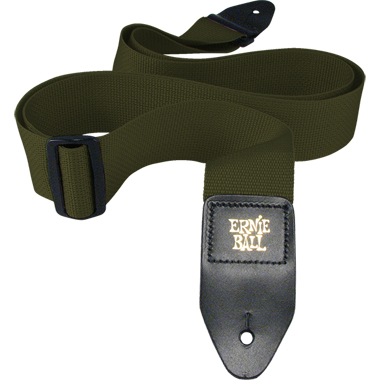 ERNIE BALL Polypro Straps Olive【#4048】 アーニーボール