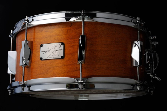 CANOPUS JSM-1455 刃 YAIBA Maple Snare Drum Antique Brown Mat LQ カノウプス
