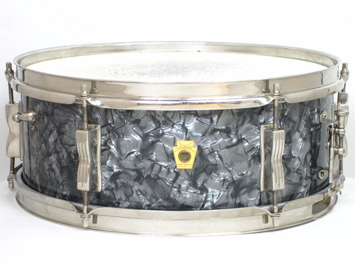 Ludwig 【VINTAGE】60's Pioneer Black Diamond Pearl 14×5.5 Brass Hoops ラディック サブ画像1
