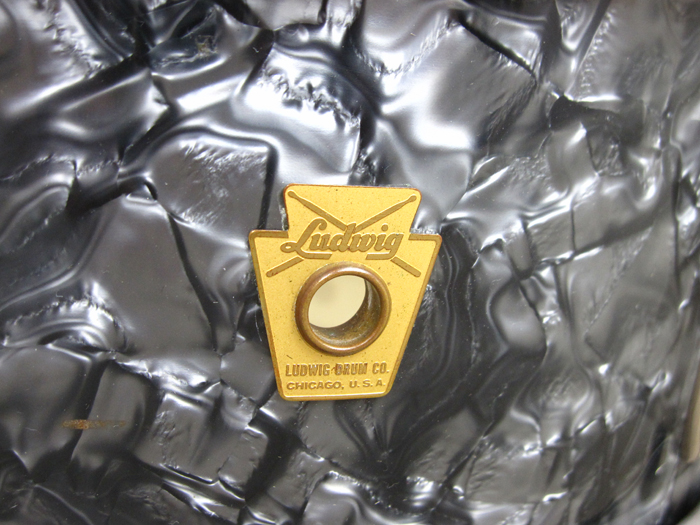 Ludwig 【VINTAGE】60's Pioneer Black Diamond Pearl 14×5.5 Brass Hoops ラディック サブ画像2