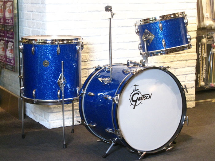 GRETSCH 【VINTAGE】60's Progressive Jazz  18 12 14 Blue Sparkle Pearl グレッチ