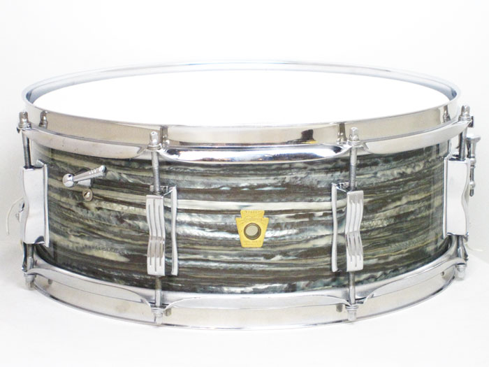 Ludwig 【VINTAGE】1966' Jazz Festival Oyster Blue Pearl 14×5.5  ラディック