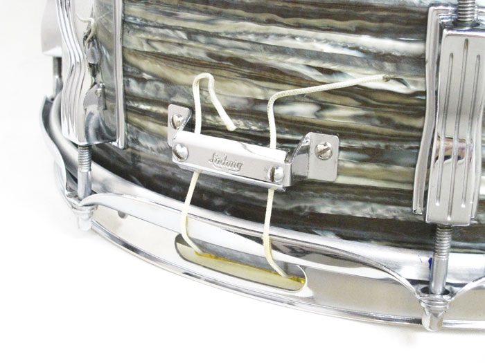 Ludwig 【VINTAGE】1966' Jazz Festival Oyster Blue Pearl 14×5.5  ラディック サブ画像4
