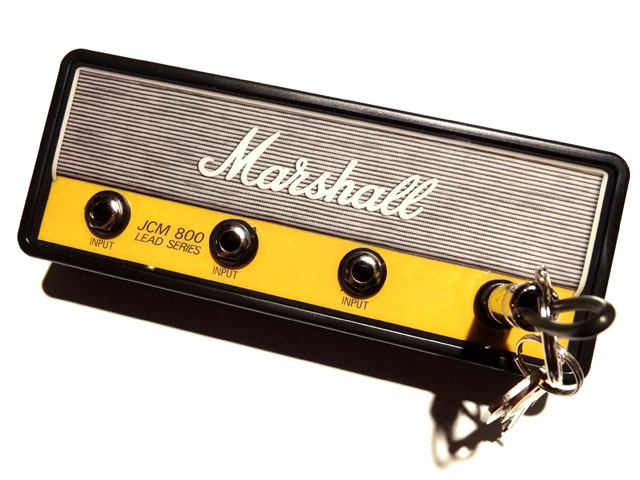 Official MARSHALL Jack Rack- "JCM800 HANDWIRED"with 4 keychains