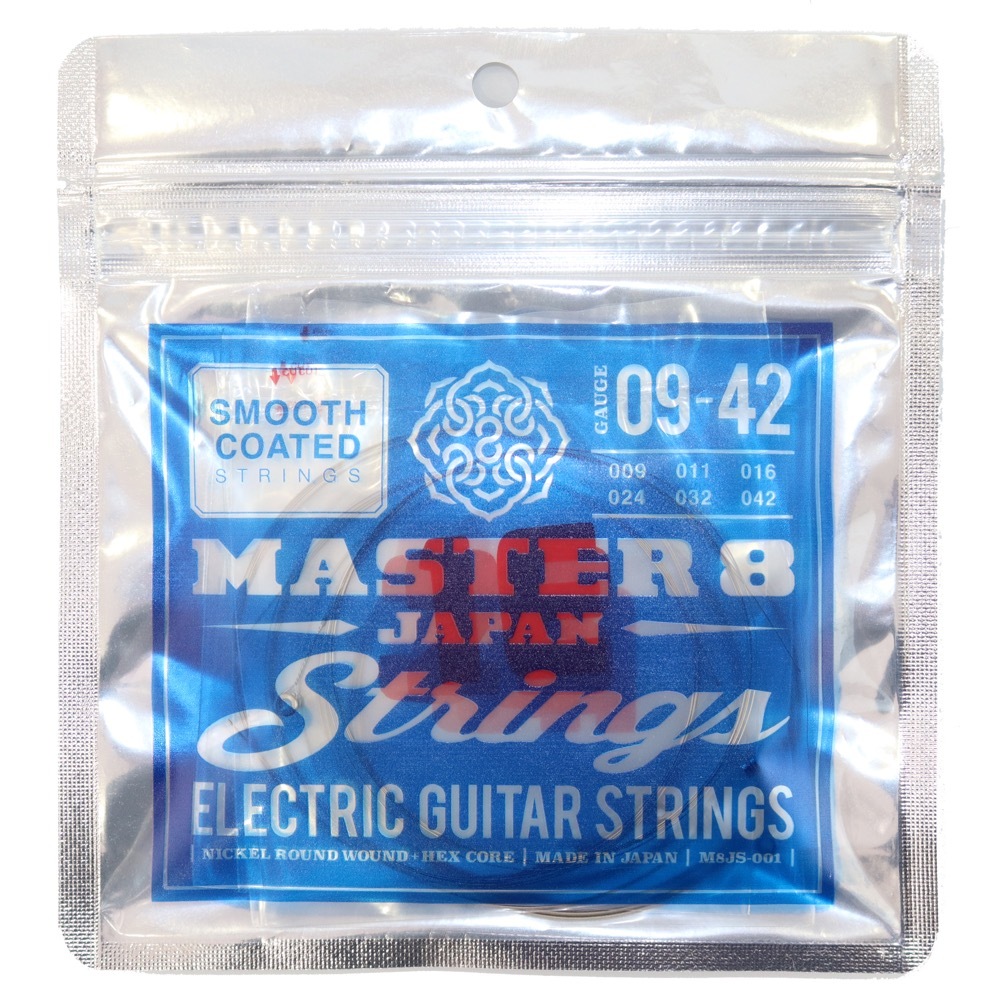 MASTER 8 JAPAN MASTER 8 JAPAN Strings Smooth Coated Strings 009-042 マスターエイトジャパン