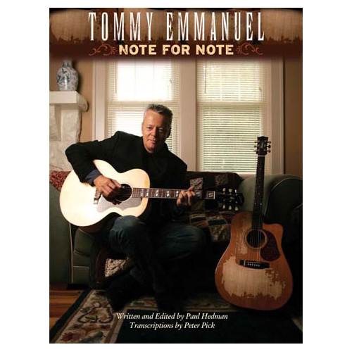 TAB TOMMY EMMANUEL / NOTE-FOR-NOTE: SOLO GUITAR STYLE [CD+タブ譜] タブ
