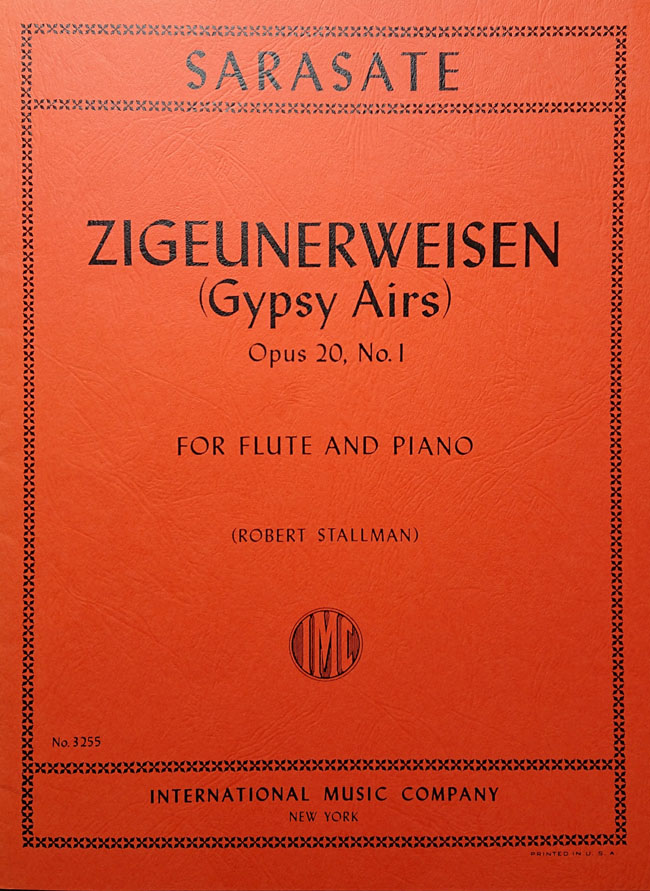 サラサーテ/ツィゴイネルワイゼン(フルート洋書)