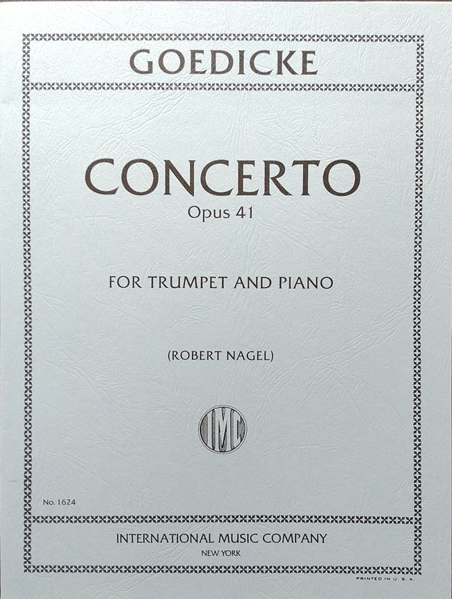 ゲディケ / コンチェルト （トランペット洋書）