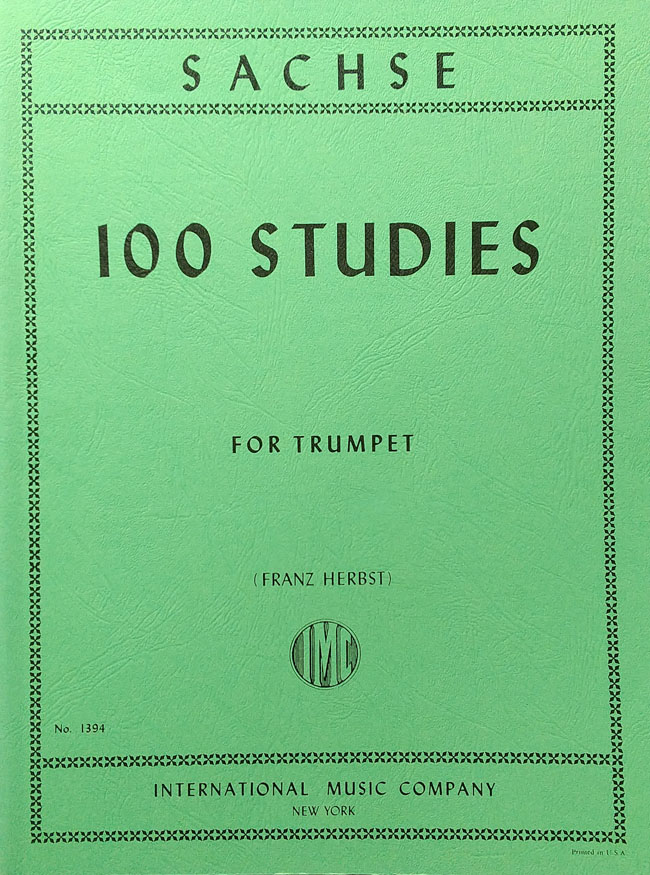 ザクセ/100の練習曲(トランペット洋書)