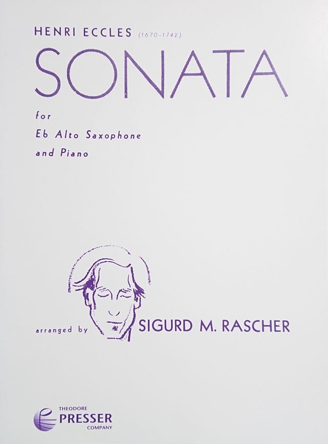エクルズ / ソナタ (サックス洋書)