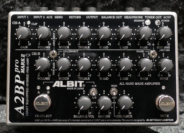 A2BP pro MARK II /2CH BASS PRE-AMP: エフェクター三木楽器公式 A2BP pro MARK II /2CH BASS PRE-AMP: エフェクター三木楽器公式
