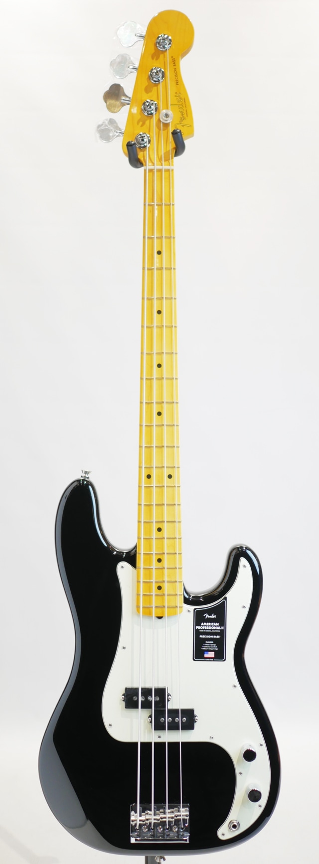 American Professional II Precision Bass Black / Maple BLK BASS SIDE