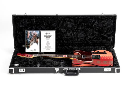 Monster Hunter Rathalos Telecaster Rathalos Red/Rosewood: エレキ