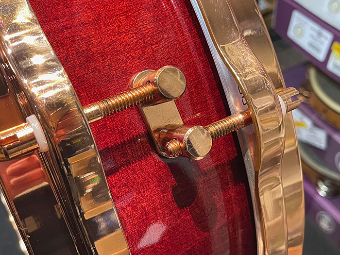 【中古品】EHD400RM / Hilite Exclusive Snare Drum Red Maple 14"×4"